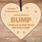 Valentines Gift Boyfriend Husband Daddy To Be Gifts From Bump Daddy To Be Card