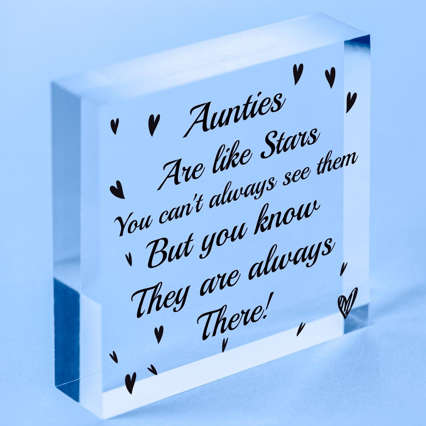 Auntie Birthday Gifts Auntie Christmas Gifts Wood Heart Thank You Keepsake Sign