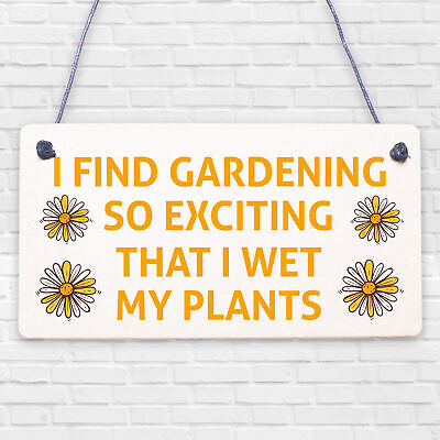 FUNNY Garden Sign Garden Plaque Summer House Sign Shed Plaque Gift For Her