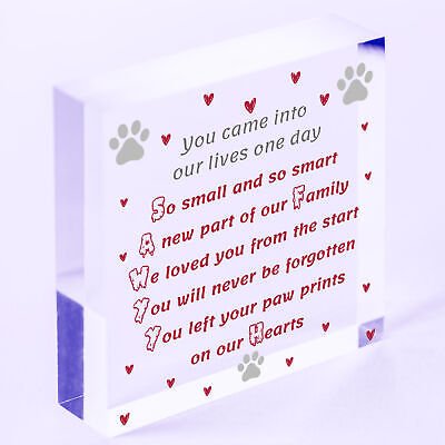 Memorial Gift For Dog Cat Lover Memorial Pet Sign Keepsake Gift For Family Heart