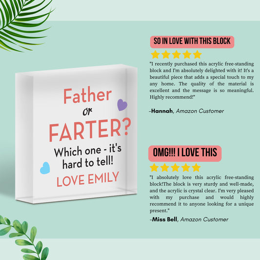 Personalised Funny Christmas Gifts From Son Daughter Fart Gifts For Dad Father