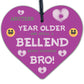 Brother Gift Funny Novelty Wood Heart Birthday Gift From Sister Birthday Present