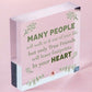 BEST FRIEND Keepsake Gift Wooden Heart Plaque Birthday Christmas Gift For Women