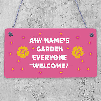 PERSONALISED Garden Sign Summer House Sign Gifts For Women Mum Nan Sister Auntie