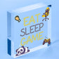 Gaming Gifts Eat Sleep Game Novelty Gamer Son Gifts Gaming Bedroom Accessories