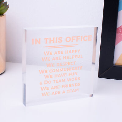 Office Funny Gift For Colleague Wall Plaques Door Signs Colleagues Friendship