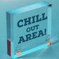 Chill Out Area Hot Tub Man Cave Shed Summer House Shed Garden Sign Plaque