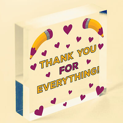 Teacher Thank You Gifts End Of Term Leaving Gift Gift Teaching Assistant Tutor