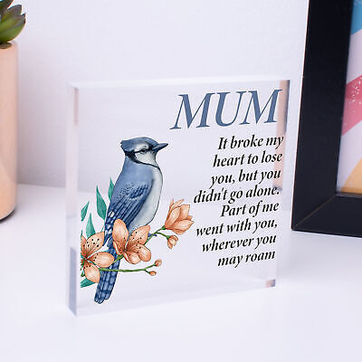 Personalised Those We Love Don't Go Away Robin Memorial Remembrance Mum ANY Name