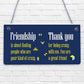 Crazy Friendship Sign Best Friend Hanging Plaque Thank You Family Birthday Gift