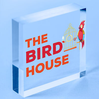 The Bird House Sign Garden Shed Summerhouse Sign Home Gift For Mum Nan