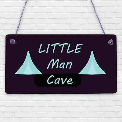 Little Man Cave Sign For Boys Bedroom, Bedroom Wall Art, Boys Bedroom Door Sign