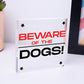 Beware Of The Dogs Novelty Wooden Hanging Shabby Chic Plaque Dog Owner Sign Gift