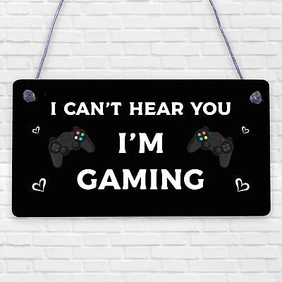 Gaming Bedroom Door Sign Novelty Gamer Gift For Brother Son Dad Christmas Gift