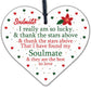 Soulmate Gifts For Him Her Heart Plaque Anniversary Birthday Husband Wife Gift