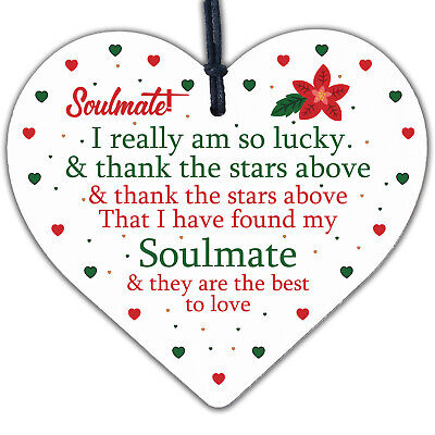 Soulmate Gifts For Him Her Heart Plaque Anniversary Birthday Husband Wife Gift