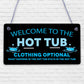 Hot Tub Wooden Sign Hot Tub Signs & Plaques Shed Sign Summer House