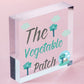 The Vegetable Patch Hanging Sign Garden Sign Summer House Plaque Shed Sign