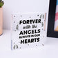 Always In Our Hearts Memorial Gift Hanging Plaque Mum Dad Nan Memorial