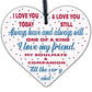 Soulmate Wooden Heart Gifts For Him Her Anniversary Gift Wife Husband Boy Girl