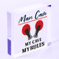 My Cave My Rules Man Cave Home Bar Pub Husband Hanging Plaque Shed Gift Sign