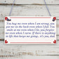 THANK YOU DAD Daddy Daughter Gifts Plaque Birthday Christmas Dad Gift From Son