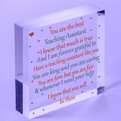 Teacher Teaching Assistant Gifts School Nursery Pre School Leaving Thank You