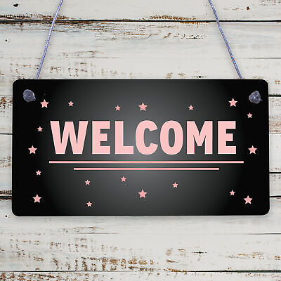 Welcome Hanging Sign For Your Home Novelty Home Bar New Home Decor Gifts