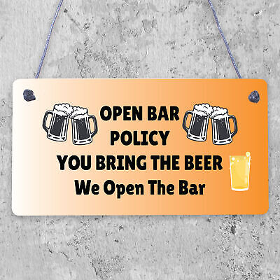 Funny Bar Sign Man Cave Pub Bar Sign Hanging Sign Gift For Him Beer Gift