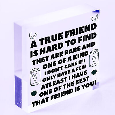 Special Gift For Friend Birthday Christmas Best Friend Plaque Friendship Sign