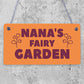 FAIRY GARDEN Plaque PERSONALISED Summerhouse Garden Shed Sign