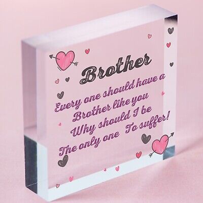 Annoying Brother Gifts For Adult Brother Gifts From Sister Heart Birthday Gifts