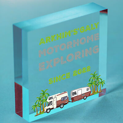 Personalised Motorhome Sign Novelty Caravan Campervan Decor Sign Home Gifts