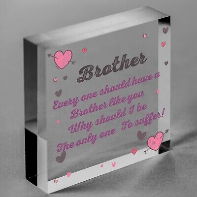 Annoying Brother Gifts For Adult Brother Gifts From Sister Heart Birthday Gifts