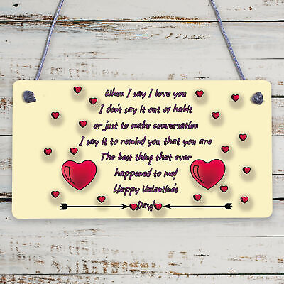 Sweet Valentines Day Card Quote Card For Him Her Boyfriend Girlfriend Husband