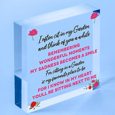 Garden Plaque Summer House Sign Garden Shed Friendship Mum Nan Memorial Gift