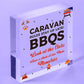 Caravan Rules Novelty Plaque Home Decor Garden Sign Retirement Friendship Gifts