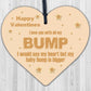 Valentines Gift Boyfriend Husband Daddy To Be Gifts From Bump Daddy To Be Card