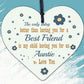 Best Friend Auntie Heart Gift Shabby Chic Birthday Love Keepsake Thank You Sign