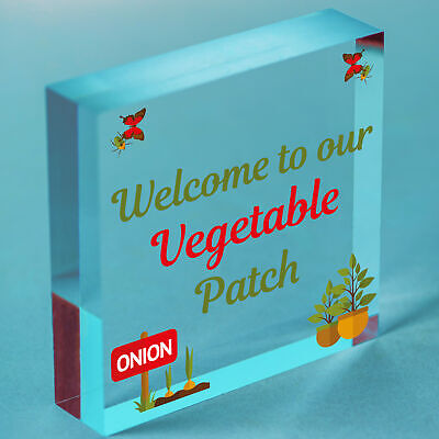 Vegetable Veggie Patch Welcome Garden Signs Allotment Garden Shed Plaques