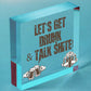 Novelty Bar Plaque LETS GET DRUNK Funny Pub Home Bar Sign Man Cave Gifts