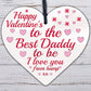 Valentines Gift For Best Daddy To Be Wooden Heart Bump Gifts Daddy Love Gift