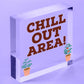 Chill Out Area Hot Tub Man Cave Shed Summer House Shed Garden Sign Plaque