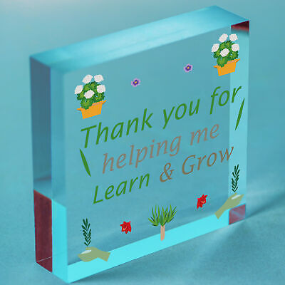 THANK YOU GIFT For Teacher, Teaching Assistant, Nursery Teacher Wood Heart