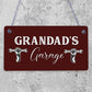 Grandad's Garage Wall Plaque Novelty Workshop Man Cave Shed Sign Father Gift