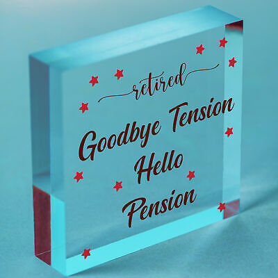 Funny Retirement Gift For Him Her Colleague Gift Good Luck Engraved Heart Friend