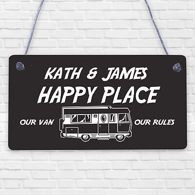 Caravan Personalised Decor Signs For Campervan Motorhome Home Decor Plaques