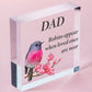 Dad Memorial Personalised Robin Memorial Christmas Dad Grandad Remembrance