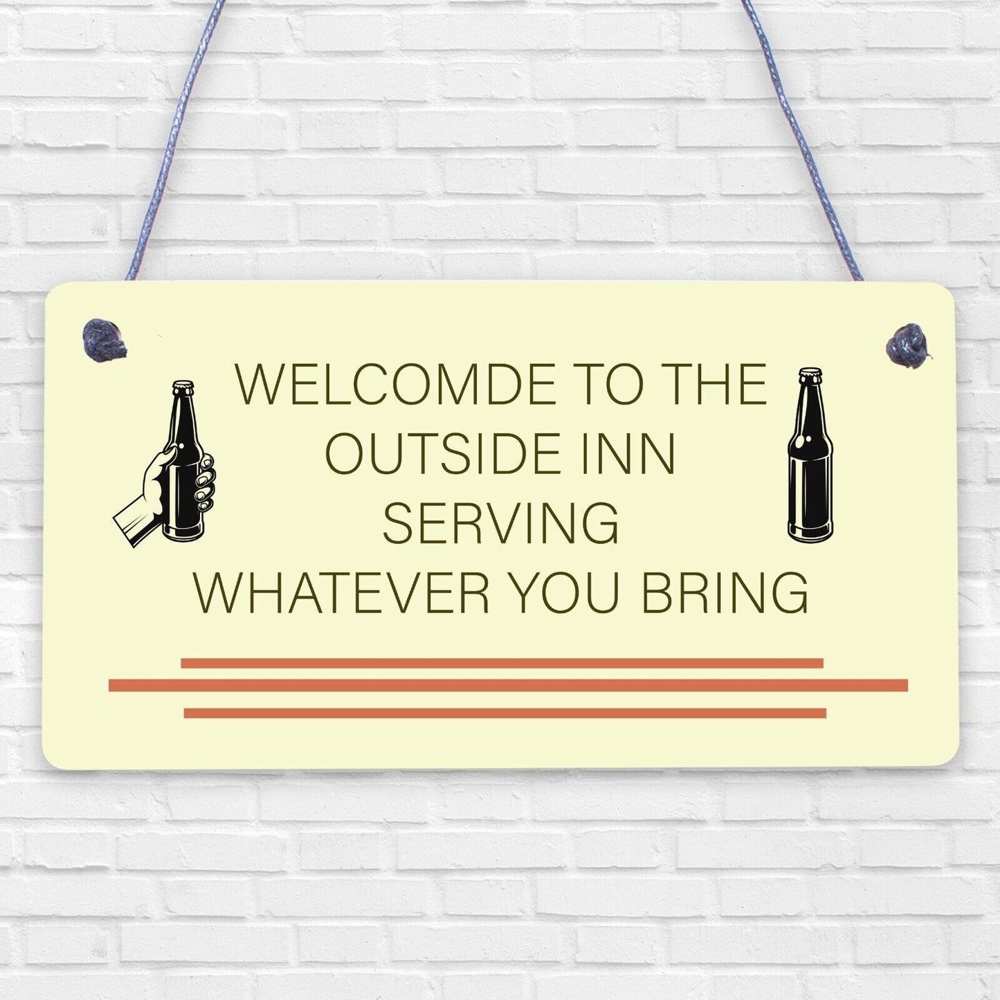 Outside Inn Bar Signs For Outdoor Hanging Wall Door Plaque Man Cave Alcohol Gift