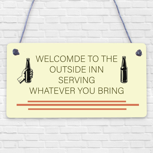 Outside Inn Bar Signs For Outdoor Hanging Wall Door Plaque Man Cave Alcohol Gift